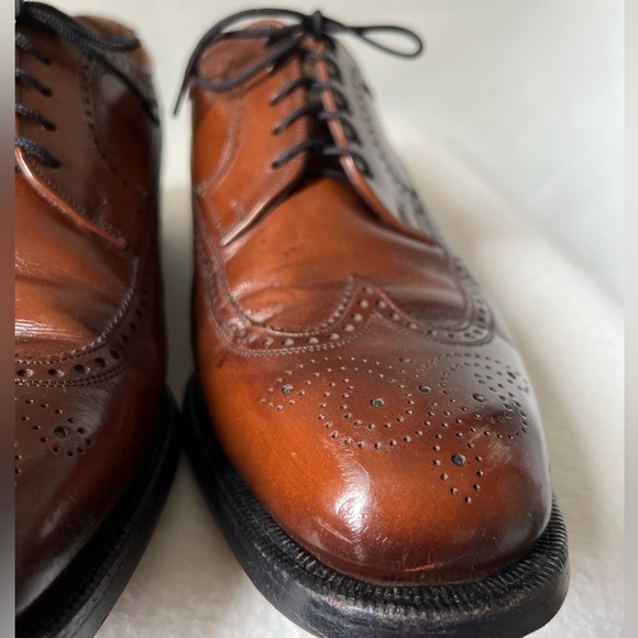 Florsheim Flexibles Size 9 Men’s Brown Leather Oxford Style Shoes - Picture 7 of 16